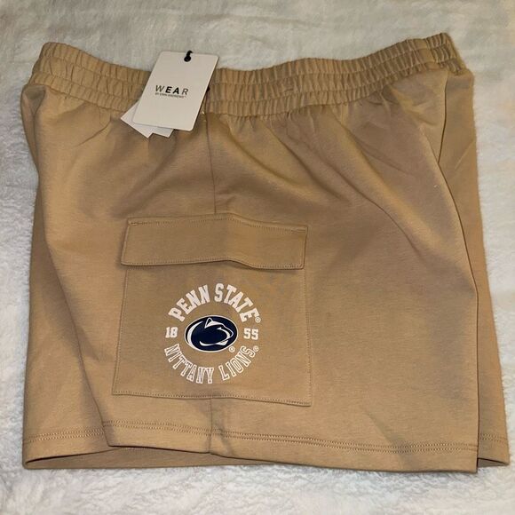 WEAR by Erin Andrews Women’s Penn State Cargo Sweat Shorts XL NWT - Picture 6 of 8